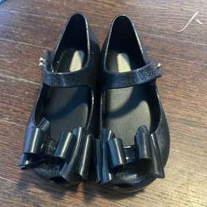 Mini Melissa Black Mary Jane's
